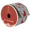 Northlight Gray and Red Cardinal Wired Craft Christmas Ribbon 2.5" x 10 Yards